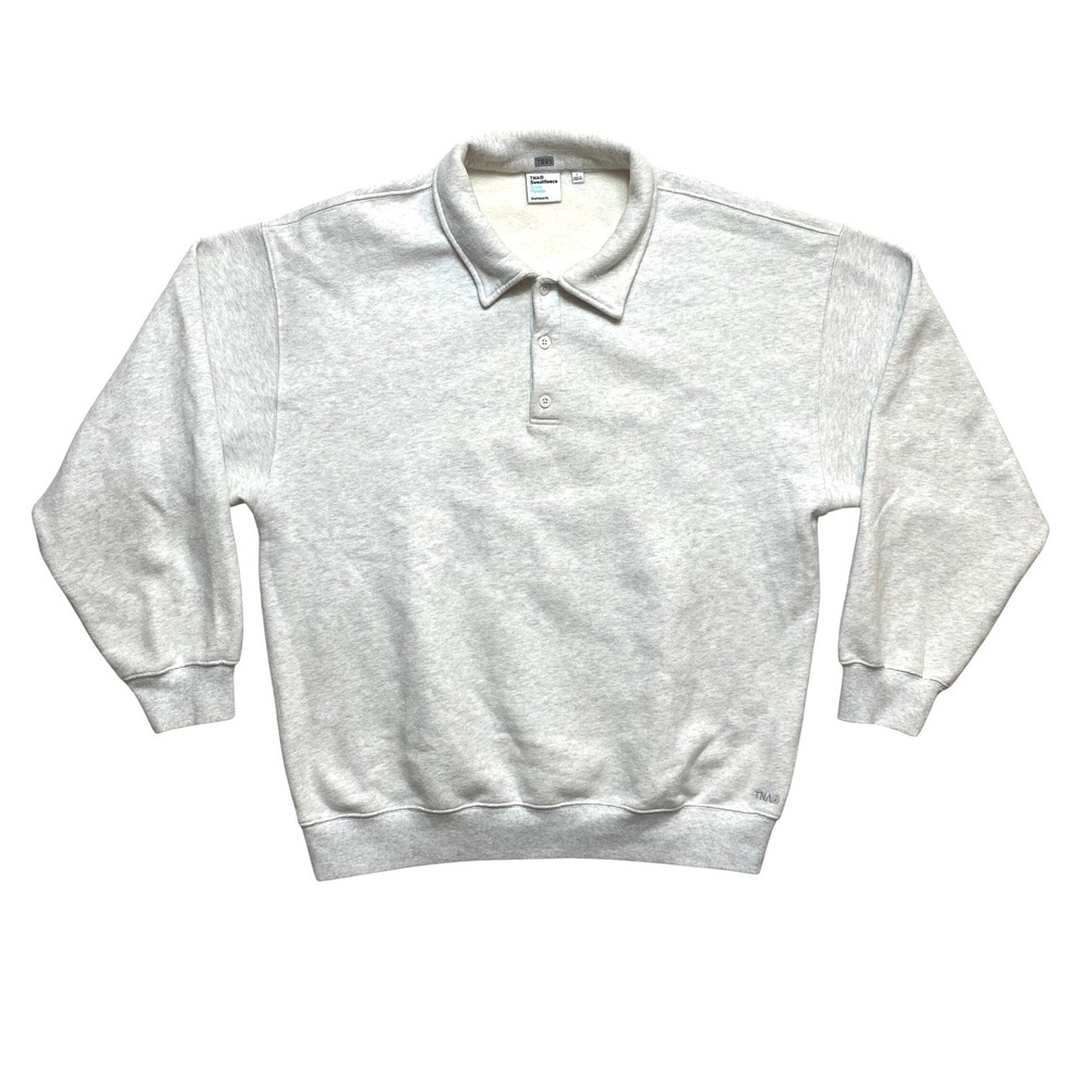TNA Sweatfleece Sweatshirt Womens Large Gray Long Sleeve Cozy Pullover